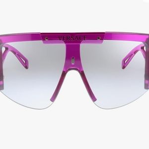 Pink frame Versace sunglasses